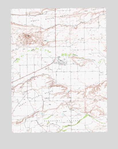 Myton, UT USGS Topographic Map