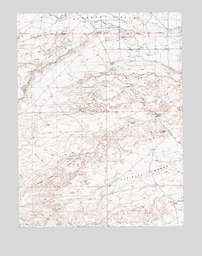 Myton SE, UT USGS Topographic Map