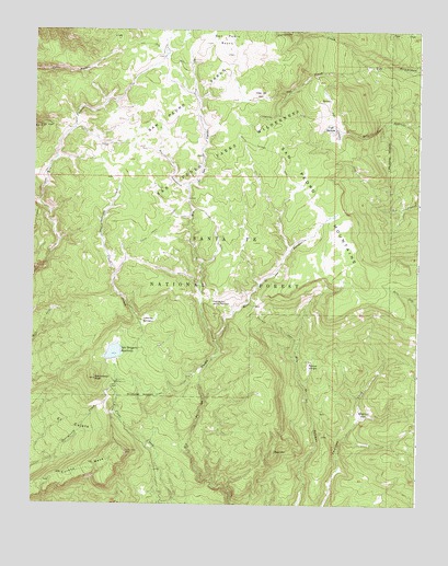 Nacimiento Peak, NM USGS Topographic Map