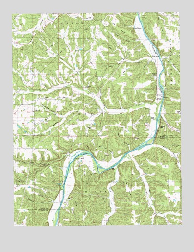 Nagogami Lodge, MO USGS Topographic Map