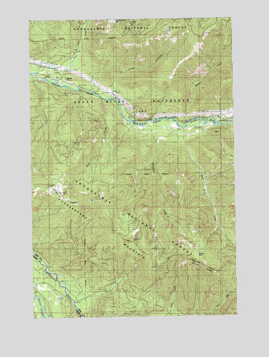 Nagrom, WA USGS Topographic Map