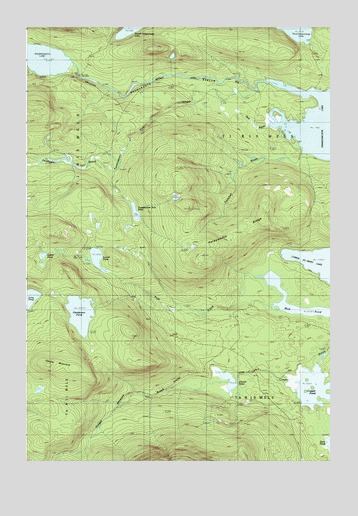 Nahmakanta Stream, ME USGS Topographic Map