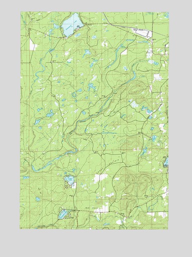 Nahwatzel Lake, WA USGS Topographic Map