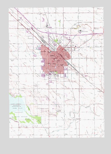 Nampa, ID USGS Topographic Map