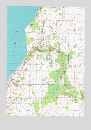 Namur, WI USGS Topographic Map