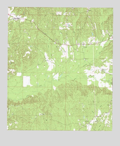 Nanafalia, AL USGS Topographic Map
