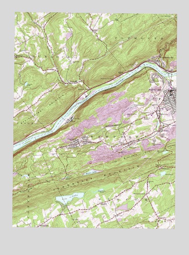 Nanticoke, PA USGS Topographic Map