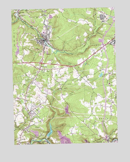 Nanty Glo, PA USGS Topographic Map
