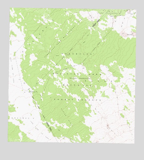 Naohuleelua, HI USGS Topographic Map