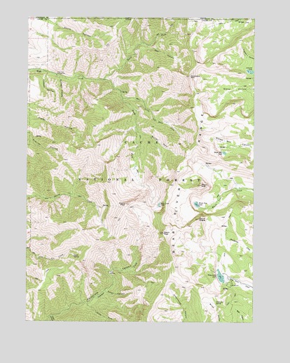 Naomi Peak, UT USGS Topographic Map