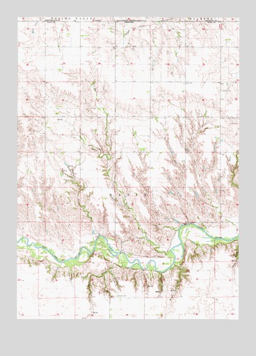 Naper NW, NE USGS Topographic Map