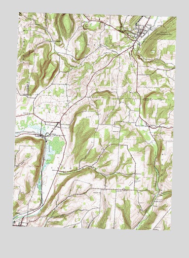 Naples, NY USGS Topographic Map