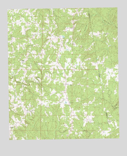 Napoleon, AL USGS Topographic Map