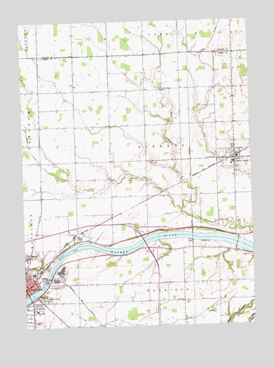 Napoleon East, OH USGS Topographic Map