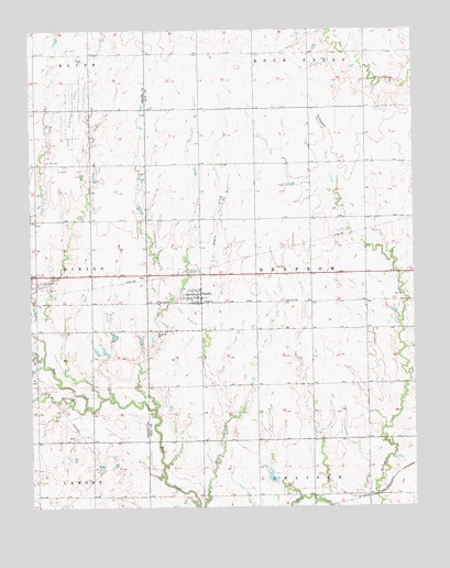 Nardin, OK USGS Topographic Map
