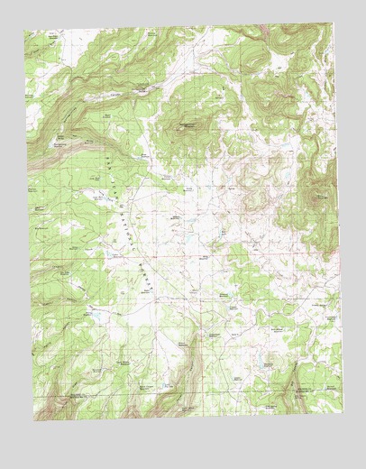 Narraguinnep Mountain, CO USGS Topographic Map