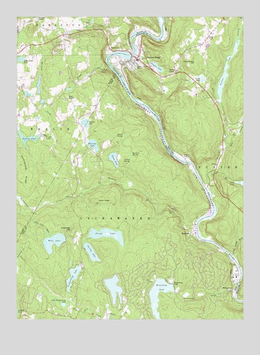 Narrowsburg, NY USGS Topographic Map
