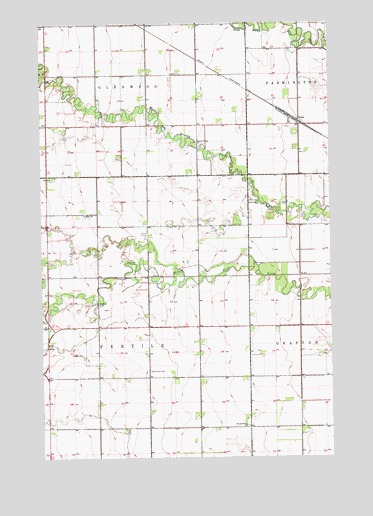 Nash, ND USGS Topographic Map