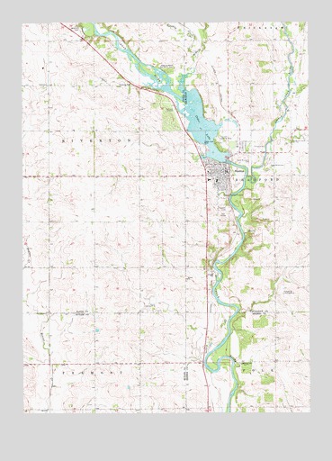 Nashua, IA USGS Topographic Map