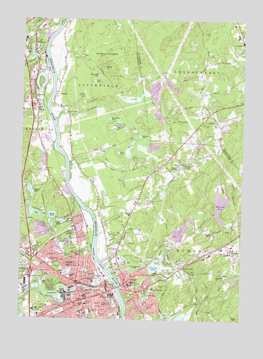 Nashua North, NH USGS Topographic Map