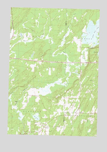 Nashville, WI USGS Topographic Map