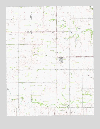 Nashville, KS USGS Topographic Map