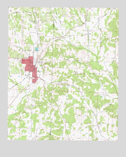 Nashville, AR USGS Topographic Map