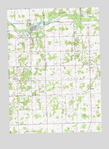Nashville, MI USGS Topographic Map