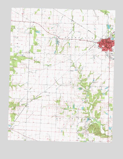 Nashville, IL USGS Topographic Map