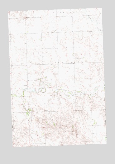 Nason Hill, ND USGS Topographic Map