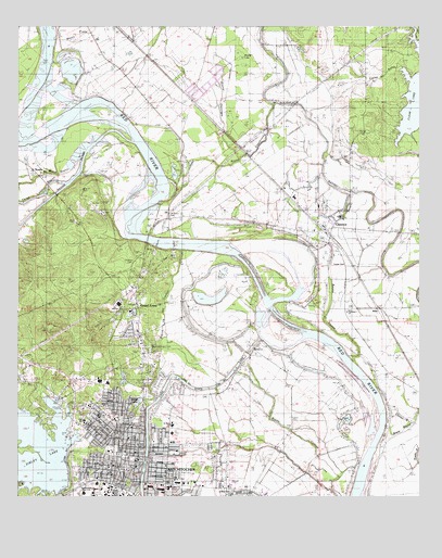 Natchitoches North, LA USGS Topographic Map