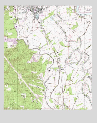 Natchitoches South, LA USGS Topographic Map