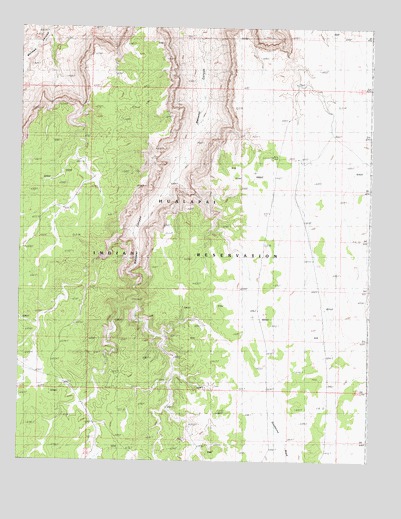 National Canyon SW, AZ USGS Topographic Map