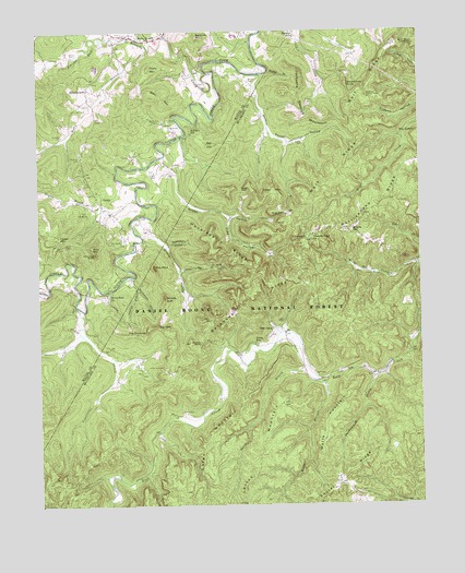 Bell Farm, KY USGS Topographic Map