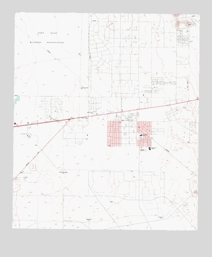 Nations South Well, TX USGS Topographic Map