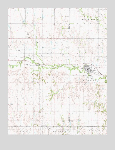 Natoma, KS USGS Topographic Map