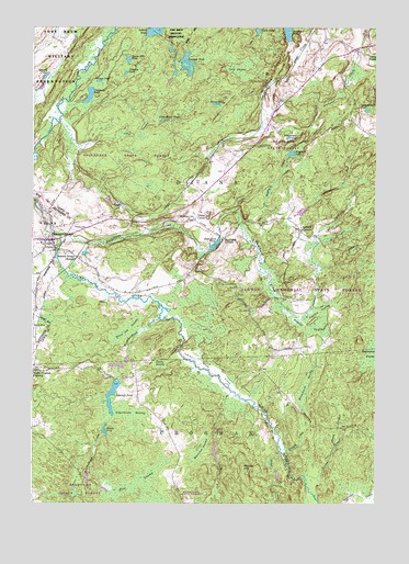 Natural Bridge, NY USGS Topographic Map