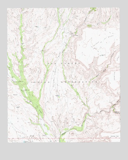 Natural Corral, AZ USGS Topographic Map