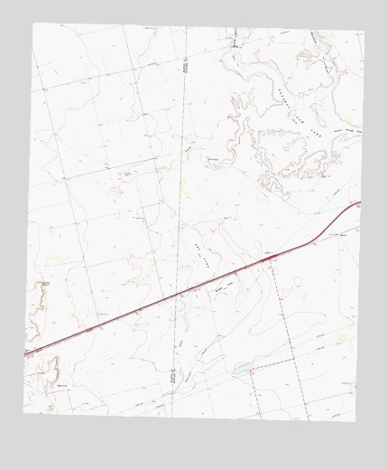 Natural Dam Lake, TX USGS Topographic Map