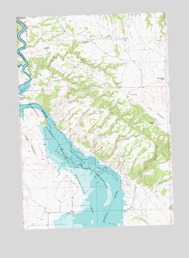 Natural Trap Cave, WY USGS Topographic Map