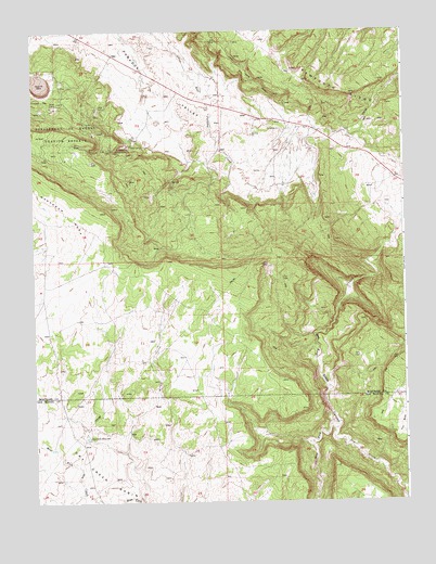 Naturita NW, CO USGS Topographic Map