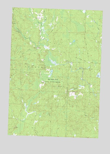 Natzke Camp, WI USGS Topographic Map