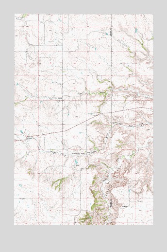 Navajo, MT USGS Topographic Map