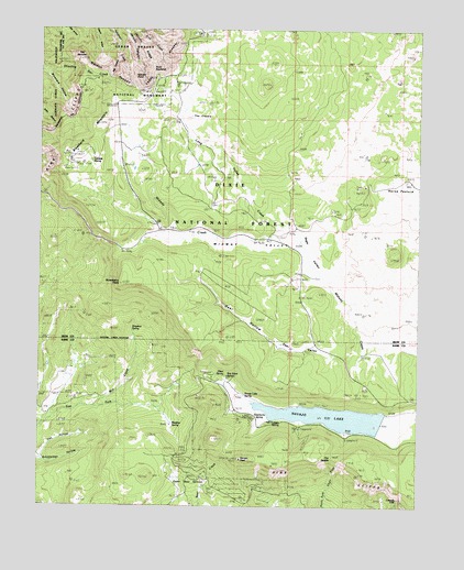 Navajo Lake, UT USGS Topographic Map