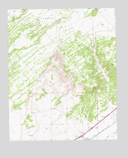 Navajo North, AZ USGS Topographic Map