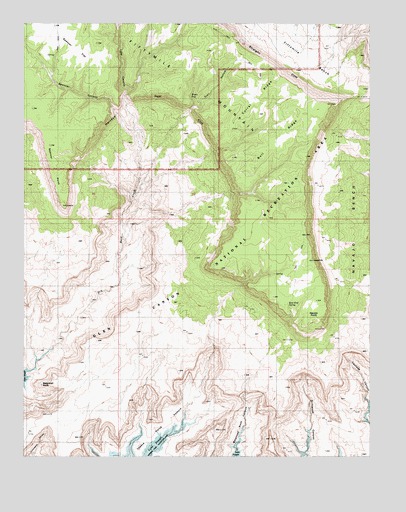 Navajo Point, UT USGS Topographic Map