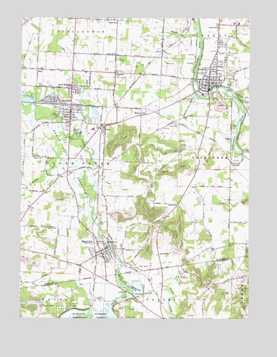 Navarre, OH USGS Topographic Map