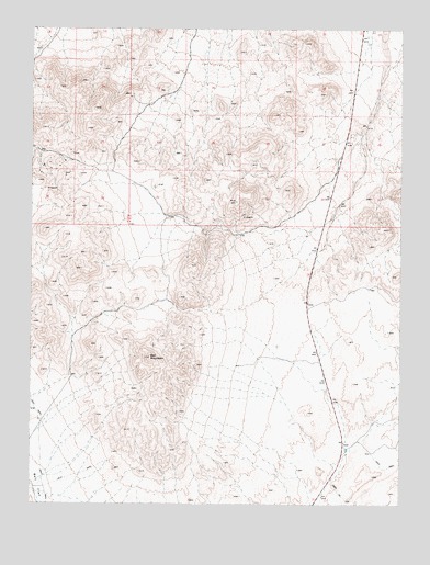Bell Mountain, NV USGS Topographic Map