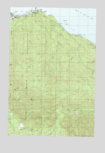 Neah Bay, WA USGS Topographic Map