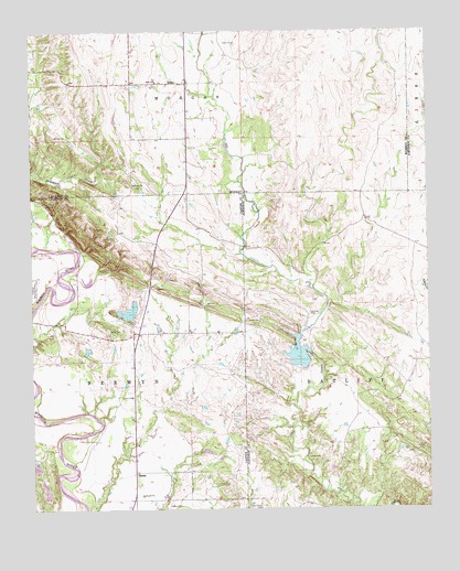 Nebo, OK USGS Topographic Map